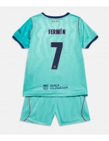 Barcelona Fermin Lopez #7 Alternativní dres pro děti 2026-27 Krátký Rukáv (+ trenýrky)